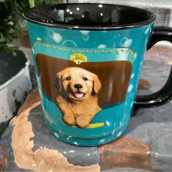 “2/$10” - Keith Kimberlin Puppy Dog Coffee Mug Cup - Very gently used condition. - Picture 2 of 10